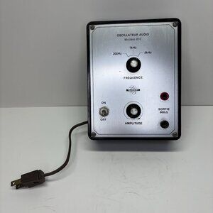 Vintage TECCART Audio Oscillator Model‎ 810 5kHz 600 Ohm Ω Lab Gear UNTESTED